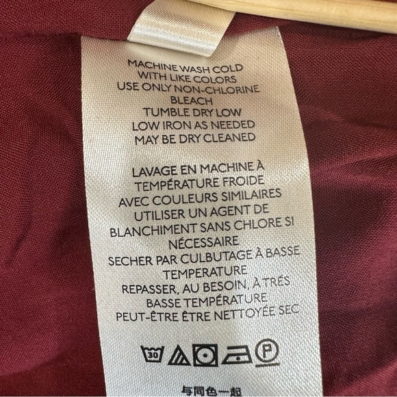 Free People Flower Fields Maroon with Blue Floral Pattern Mini Dress Medium - Picture 8 of 10